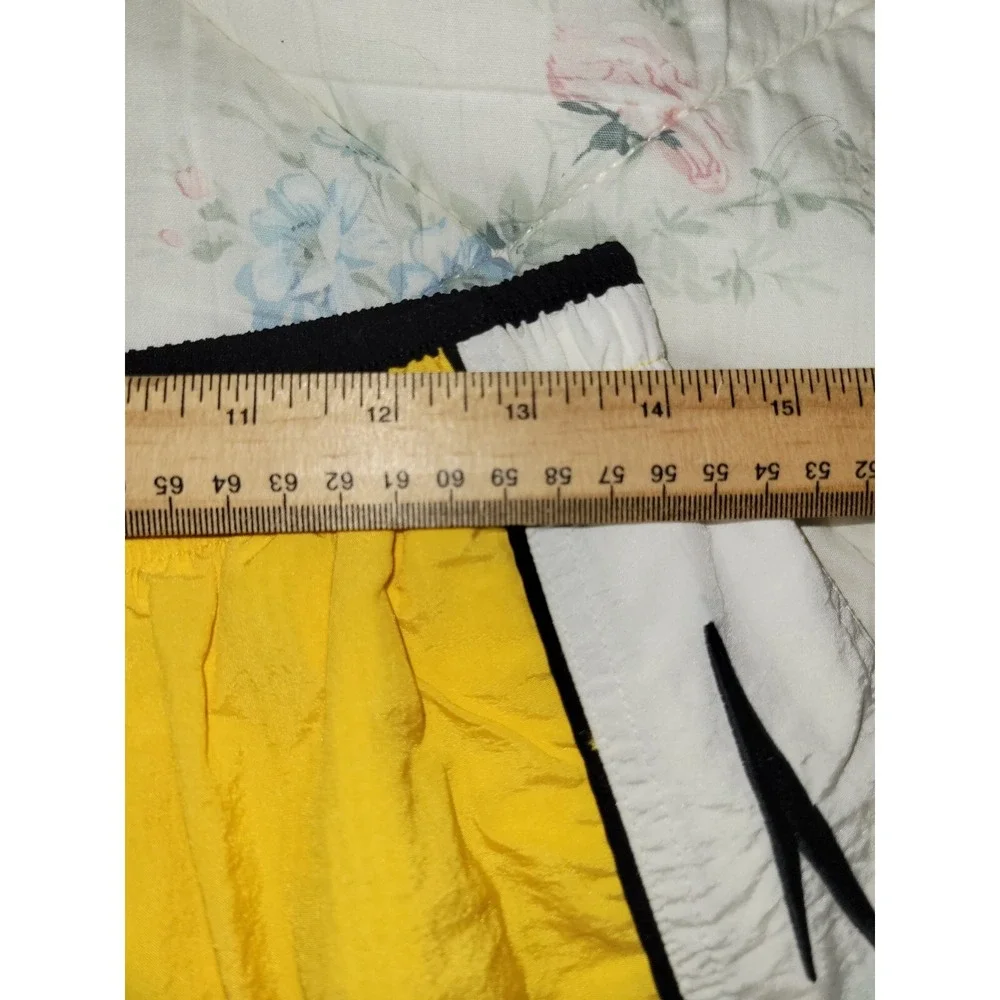 Vintage Speedo Swim Trunks Yellow‎ Shorts Men's Large Dry Bag Mesh Lined